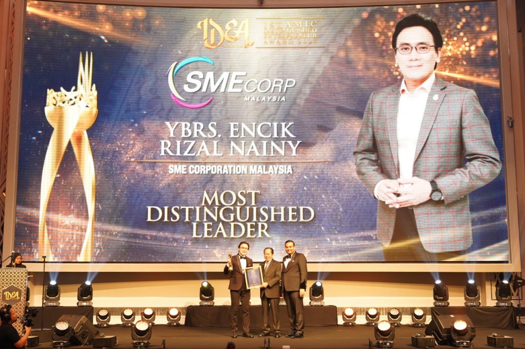Ybrs. Encik Rizal Nainy SME Corporations Helping MSMEs Thrive, Positioning Them Globally to be Competitive in the Market, Wins IDEA Award 2023 as Most Distinguished Leader