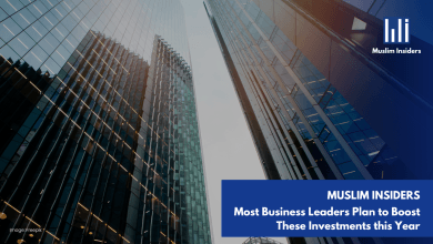 Muslim Insider - corporate building image with title Most Business Leaders Plan to Boost These Investments this Year